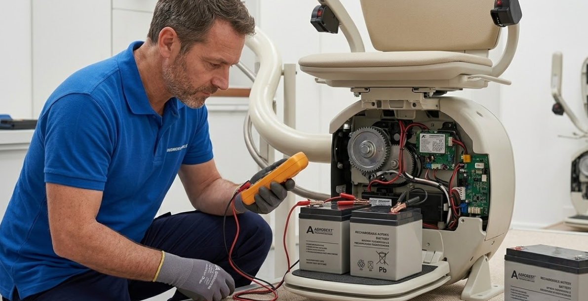 Batterie de monte-escalier - remplacement et entretien guide complet