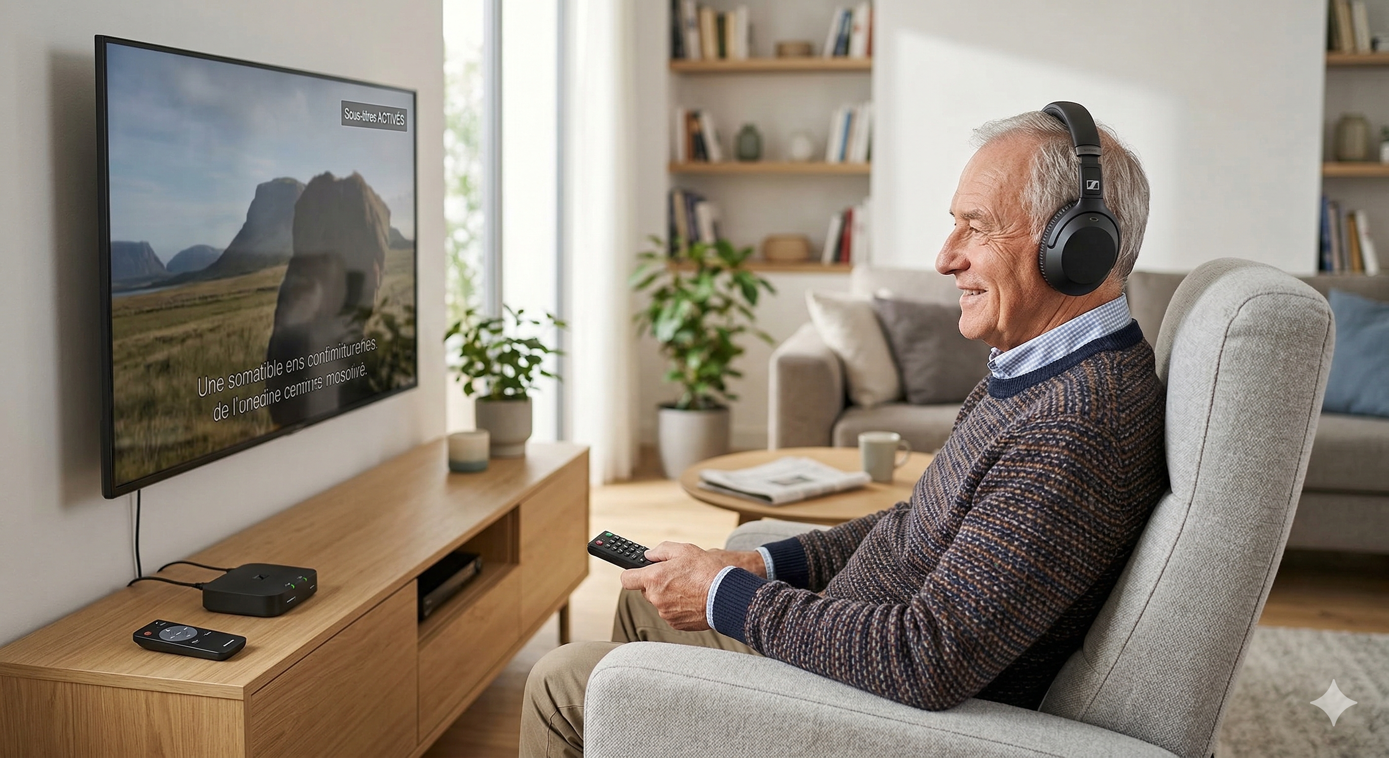 Meilleur casque TV pour malentendant senior 2026 - comparatif Sennheiser Geemarc