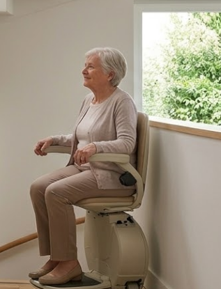 Comparatif monte-escalier droit versus tournant pour escalier senior