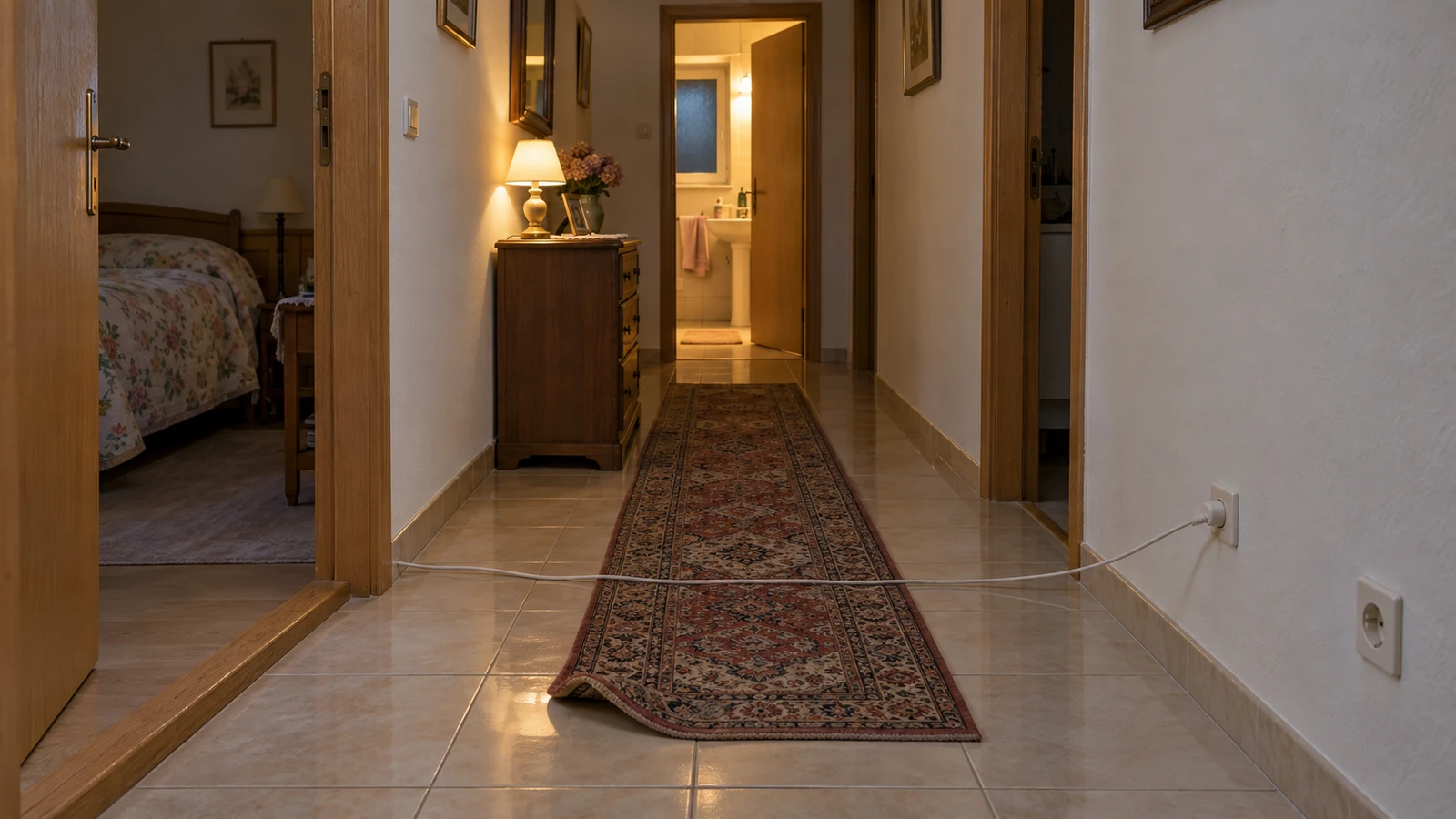 Photo de la pièce : Couloir de nuit